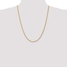 Load image into Gallery viewer, 14k 3mm D/C Rope with Lobster Clasp Chain
