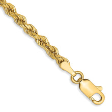 Load image into Gallery viewer, 14k 3mm D/C Rope with Lobster Clasp Chain
