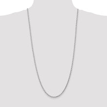 Load image into Gallery viewer, 10k White Gold 3mm Diamond-cut Rope Chain
