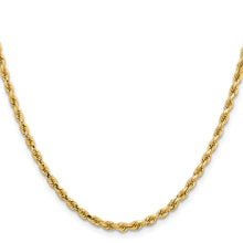 Load image into Gallery viewer, 14k 3.25mm D/C Rope with Lobster Clasp Chain
