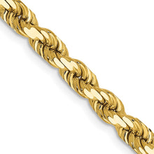 Load image into Gallery viewer, 14k 4.5mm D/C Rope with Lobster Clasp Chain
