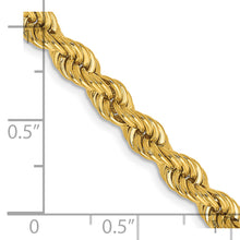 Load image into Gallery viewer, 14k 5mm Regular Rope Chain
