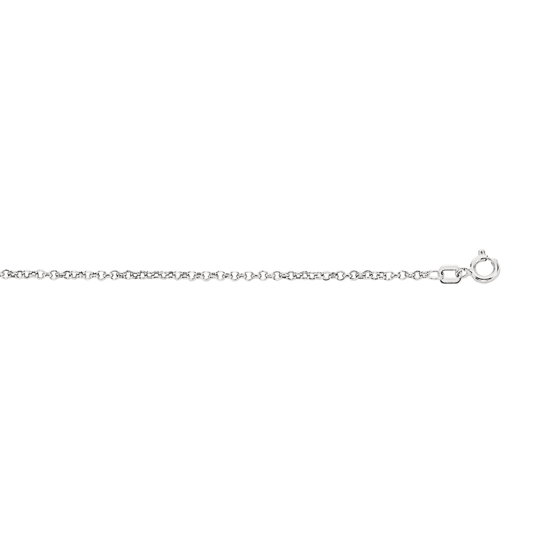 10K Gold 1.9mm Lite Rolo Chain