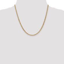 Load image into Gallery viewer, 10k 3.35mm Semi-Solid Curb Link Chain
