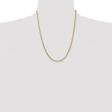 Load image into Gallery viewer, 10k 3.35mm Semi-Solid Curb Link Chain

