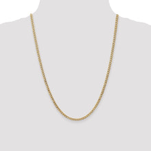 Load image into Gallery viewer, 10k 3.35mm Semi-Solid Curb Link Chain
