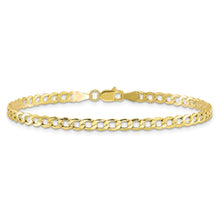 Load image into Gallery viewer, 10k 3.35mm Semi-Solid Curb Link Chain

