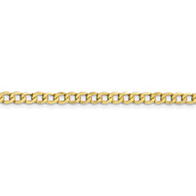 Load image into Gallery viewer, 10k 4.3mm Semi-Solid Curb Link Chain
