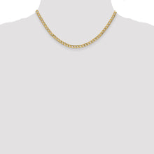Load image into Gallery viewer, 10k 4.3mm Semi-Solid Curb Link Chain
