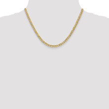 Load image into Gallery viewer, 10k 4.3mm Semi-Solid Curb Link Chain
