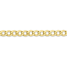 Load image into Gallery viewer, 10k 5.25mm Semi-Solid Curb Link Chain
