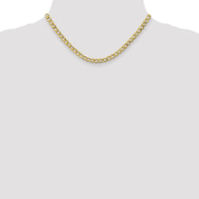 Load image into Gallery viewer, 10k 5.25mm Semi-Solid Curb Link Chain
