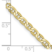 Load image into Gallery viewer, 10k 3.2mm Semi-Solid Anchor Chain
