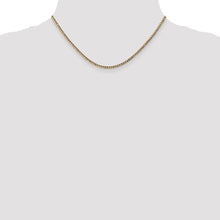 Load image into Gallery viewer, 10k 2.5mm Semi-Solid Curb Link Chain
