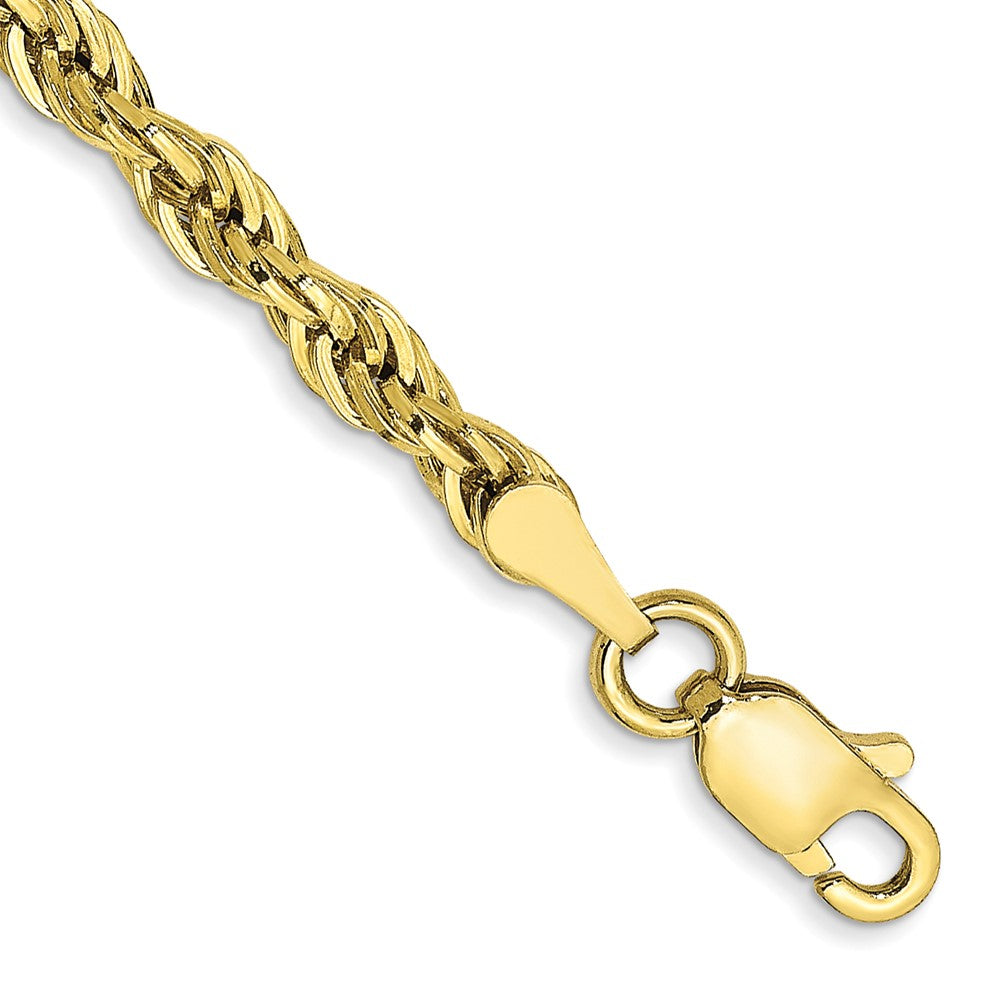 10k 3mm Semi-Solid Rope Chain