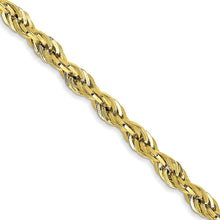 Load image into Gallery viewer, 10k 3mm Semi-Solid Rope Chain
