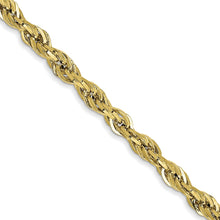 Load image into Gallery viewer, 10k 2.8mm Semi-Solid Rope Chain
