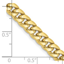Load image into Gallery viewer, 10k 6mm Semi-Solid Miami Cuban Chain
