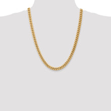 Load image into Gallery viewer, 10k 7.3mm Semi-Solid Miami Cuban Chain
