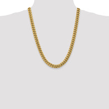Load image into Gallery viewer, 10k 9.3mm Semi-Solid Miami Cuban Chain
