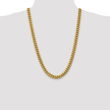 Load image into Gallery viewer, 10k 9.3mm Semi-Solid Miami Cuban Chain

