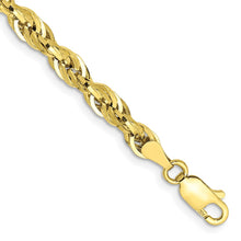 Load image into Gallery viewer, 10k 4.25mm Semi-Solid Rope Chain
