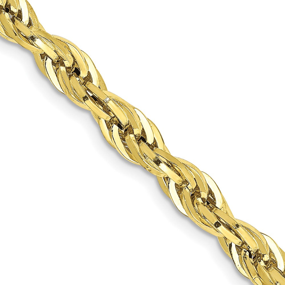 10k 4.75mm Semi-Solid Rope Chain