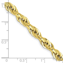 Load image into Gallery viewer, 10k 5.4mm Semi-Solid Rope Chain
