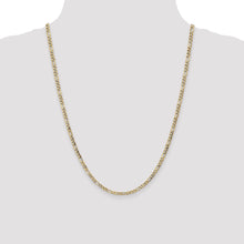 Load image into Gallery viewer, 10k 3.5mm Semi-Solid Figaro Chain

