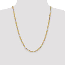 Load image into Gallery viewer, 10k 4.2mm Semi-Solid Figaro Chain
