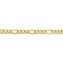 Load image into Gallery viewer, 10k 5.35mm Semi-Solid Figaro Chain
