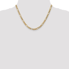 Load image into Gallery viewer, 10k 5.35mm Semi-Solid Figaro Chain
