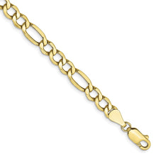 Load image into Gallery viewer, 10k 5.35mm Semi-Solid Figaro Chain
