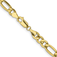 Load image into Gallery viewer, 10k 6.25mm Semi-Solid Figaro Chain
