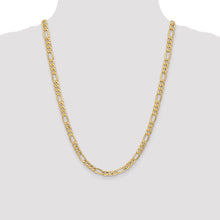 Load image into Gallery viewer, 10k 6.25mm Semi-Solid Figaro Chain
