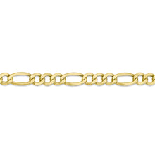Load image into Gallery viewer, 10k 7.3mm Semi-Solid Figaro Chain
