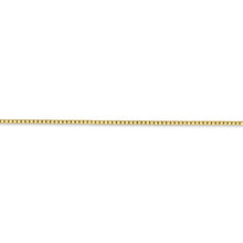 Load image into Gallery viewer, 10k 1.3mm Box Chain
