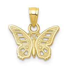 Load image into Gallery viewer, 10k Butterfly Charm
