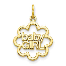 Load image into Gallery viewer, 10k BABY GIRL Charm
