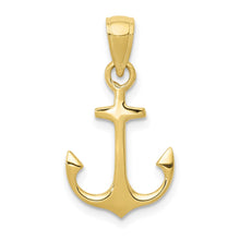 Load image into Gallery viewer, 10k Anchor Pendant
