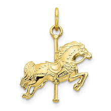 Load image into Gallery viewer, 10k Solid Carousel Horse Charm
