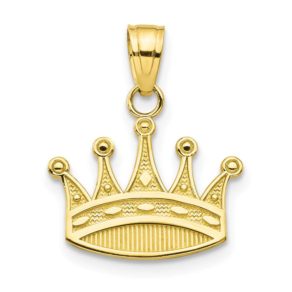 10k Crown Charm