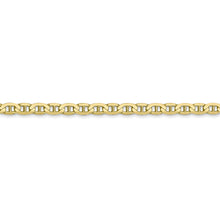 Load image into Gallery viewer, 10k 3mm Concave Anchor Chain
