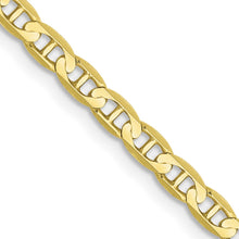 Load image into Gallery viewer, 10k 3mm Concave Anchor Chain
