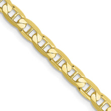 Load image into Gallery viewer, 10k 3.75mm Concave Anchor Chain
