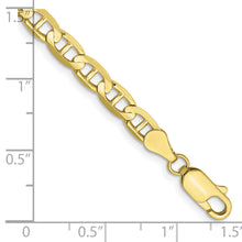 Load image into Gallery viewer, 10k 4.5mm Concave Anchor Chain
