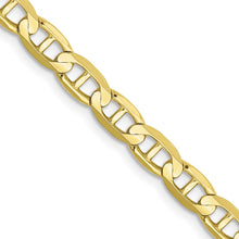 Load image into Gallery viewer, 10k 4.5mm Concave Anchor Chain

