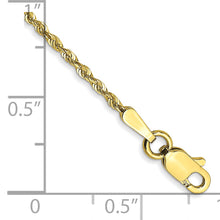 Load image into Gallery viewer, 10k 1.5mm Extra-Light D/C Rope Chain
