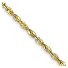 Load image into Gallery viewer, 10k 1.5mm Extra-Light D/C Rope Chain
