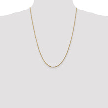 Load image into Gallery viewer, 10k 1.8mm Extra-Light D/C Rope Chain
